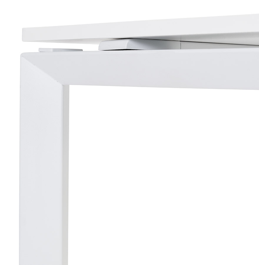 Table de réunion / bureau bench 'BAKUS SQUARE' blanc - 140x140 cm vue3