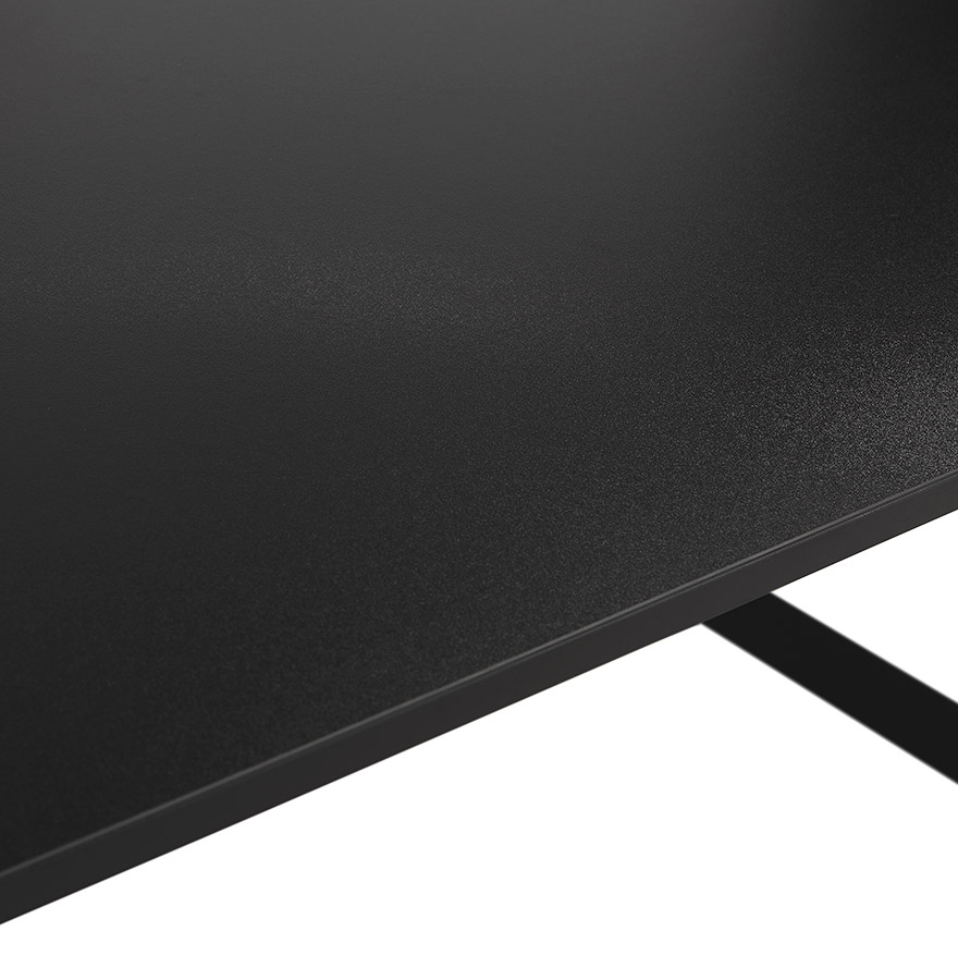 Table de réunion / bureau bench 'BAKUS SQUARE' noir - 140x140 cm vue3
