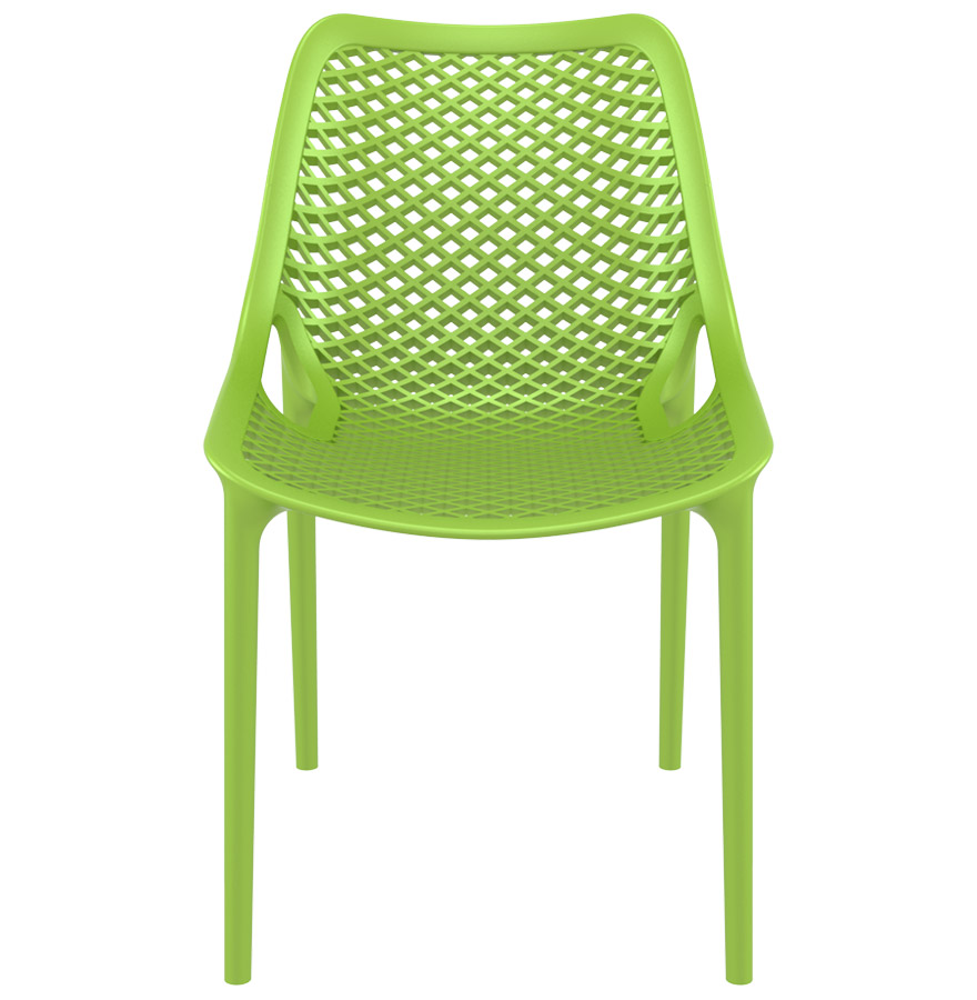 Chaise moderne ´BLOW´ verte en matière plastique