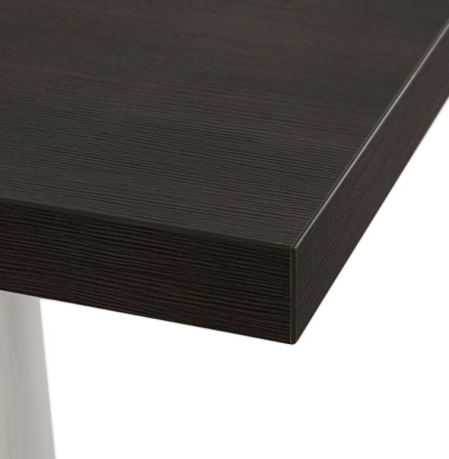 Plateau de table carré ´BRISTOL´ en bois finition Wengé - 68x68 cm