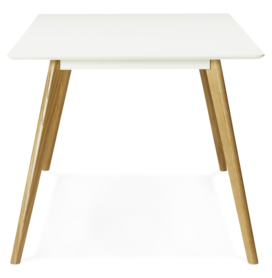 Table de cuisine rectangulaire / bureau droit ´CANDY´ blanc - 160x90 cm