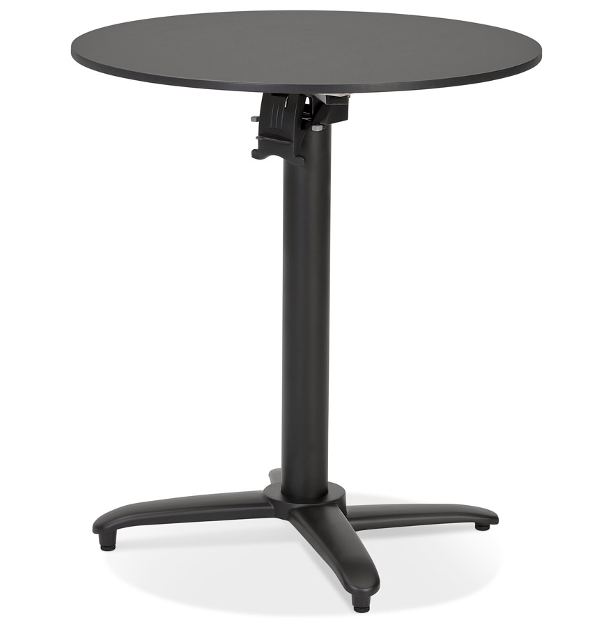 Table de terrasse pliable 'COMPAKT' ronde noire - Ø 68 cm vue3