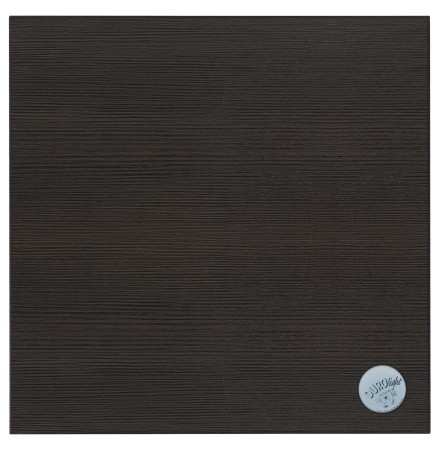 Plateau de table carré 'BRISTOL' en bois finition Wengé - 60x60 cm