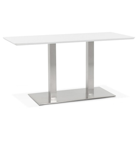 Table / bureau design 'MAMBO' blanc - 150x70 cm