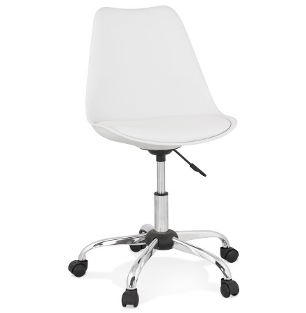 Chaise de bureau 'MONKY' blanche design