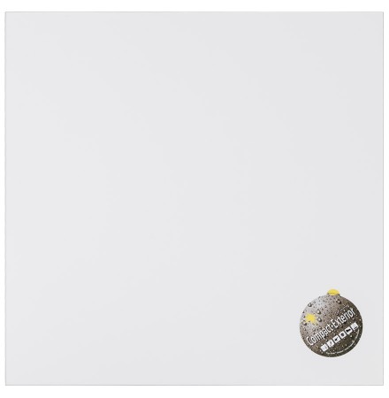 Plateau de table 'PLANO' carré 68x68cm blanc en résine compressée