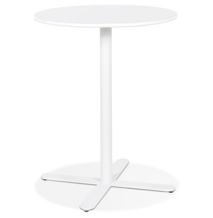 Petite table ronde 'RITMO' blanche - Ø 60 cm