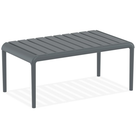 Table basse 'SIDONY XL' grise foncée en matière plastique