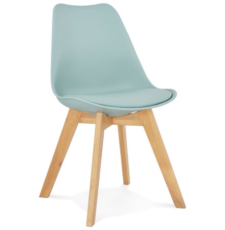 Chaise moderne 'TEKI' bleue