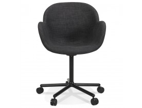Chaise de bureau avec accoudoirs 'ASTRA' gris foncé