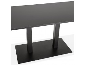 Table / bureau design 'AUSTIN' noir - 160x80 cm