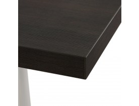 Plateau de table carré 'BRISTOL' en bois finition Wengé - 60x60 cm