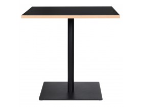Table carrée 'FUSION SQUARE' noire - 80x80 cm