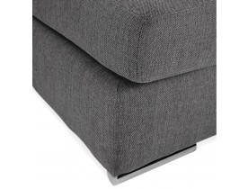 Pouf de canapé design 'LUCA ONE' gris foncé