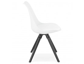 Chaise design 'PIPA' blanche