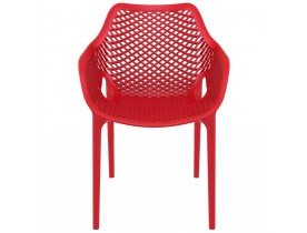 Chaise de jardin / terrasse 'SISTER' rouge en matière plastique