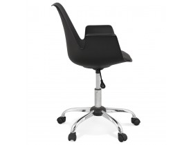 Chaise de bureau avec accoudoirs 'TRIP' noire design