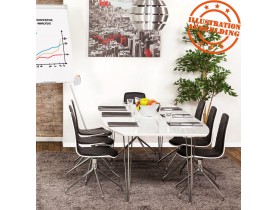 Table à dîner / de réunion extensible 'XTEND' blanche - 170(270)x100 cm