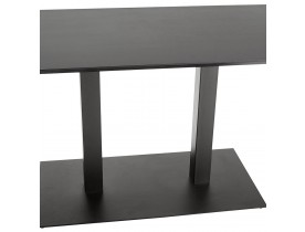 Table / bureau design 'ZUMBA' noir - 180x90 cm