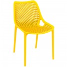 Chaise moderne 'BLOW' jaune en matière plastique