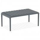 Table basse 'SIDONY XL' grise foncée en matière plastique