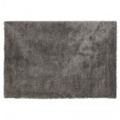 Tapis de salon shaggy 'TISSO' gris foncé - 120x170 cm