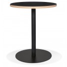 Petite table bistrot ronde 'YOGI' noire - Ø 60 cm