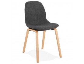 Chaise de salle à manger 'CELTIK' en tissu gris style scandinave