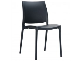 Chaise design 'ENZO' noire
