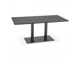 Table / bureau design 'ZUMBA' noir - 180x90 cm