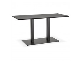 Table / bureau design 'ZUMBA' noir - 150x70 cm