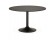 Table de bureau/à diner ronde 'ATLANTA' noire - Ø 120 cm