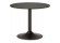 Petite table de bureau/à diner ronde ATLANTA noire 90 cm - Photo 1