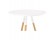 Table haute ronde BARY en bois blanc - Zoom 1