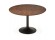 Table à diner/de bureau ronde 'CHEF' en bois finition Noyer - Photo 2