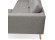 Canapé d'angle COLONEL gris clair avec méridienne à gauche - Zoom 7
