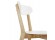 Chaise scandinave DADY blanche design - Zoom 5