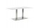 Table / bureau design 'DENVER' blanc - 160x80 cm