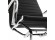 Chaise de bureau design GIGA en similicuir noir - Zoom 5