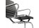 Chaise de bureau design GIGA en similicuir noir - Zoom 9