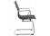 Chaise de bureau design GIGA en similicuir noir - Photo 2
