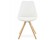 Chaise scandinave GOUJA blanche - Photo 1