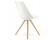 Chaise scandinave GOUJA blanche - Photo 3