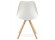 Chaise scandinave GOUJA blanche - Photo 4
