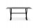 Table à diner / bureau design HAVANA en verre noir - 160x80 cm - Photo 1