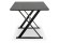 Table à diner / bureau design HAVANA en bois noir - 180x90 cm - Photo 3