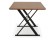 Table à diner / bureau design HAVANA en bois de noyer - 180x90 cm - Photo 3