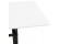 Table à diner / bureau design HAVANA en bois blanc - 180x90 cm - Zoom 2