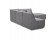 Canape d'angle modulable INFINITY COMBI gris clair - Photo 3