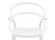 Chaise de terrasse JULIETTE design Blanche - Zoom 1